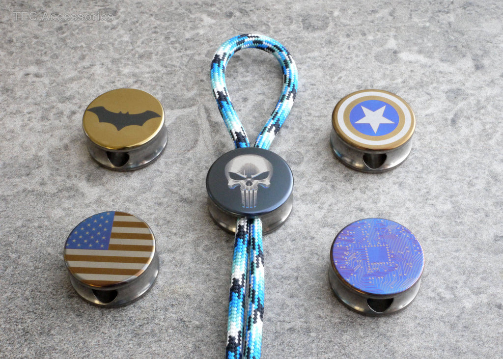 Icon Titanium Lanyard Bead | TEC Accessories