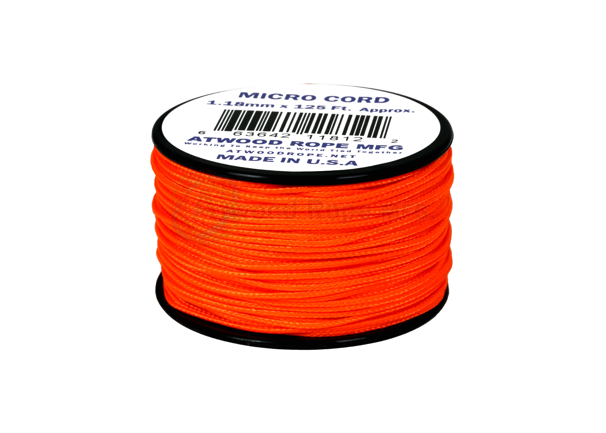 Atwood Rope Micro Cord Paracord - 1.18mm x 125
